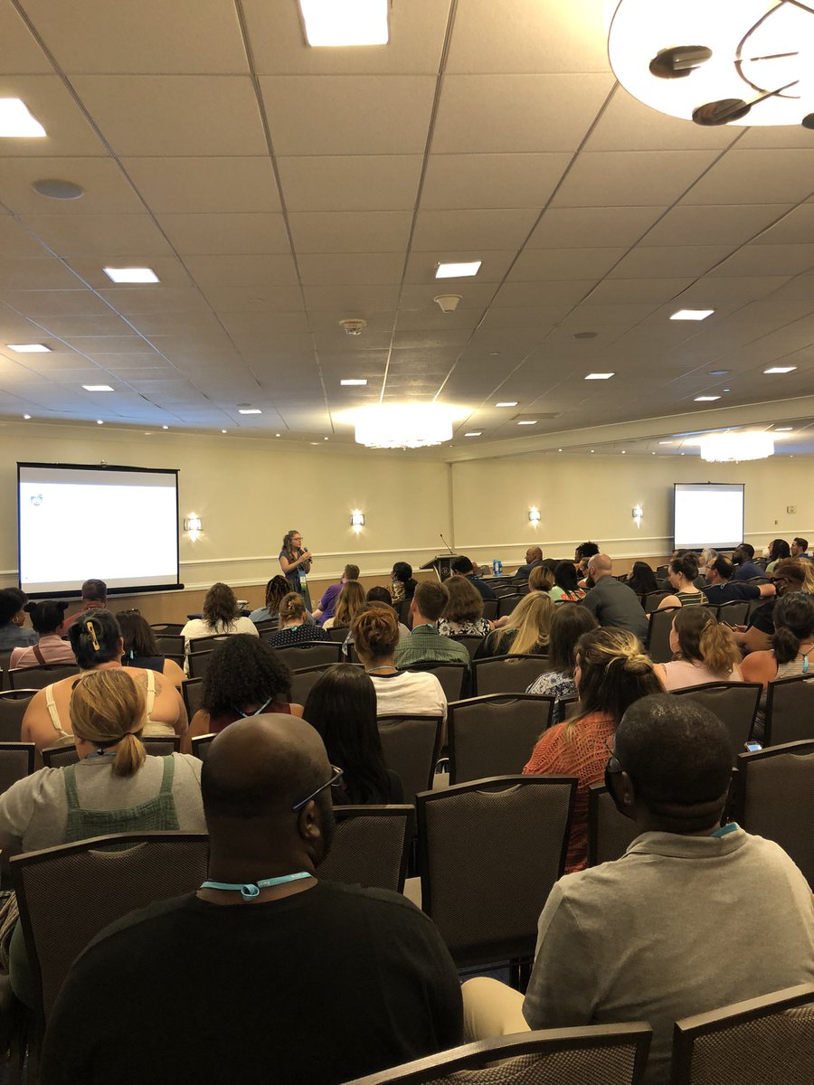 LNccep's tweet photo. @GUALAEmily welcoming folks new to GEAR UP during orientation at #GUcon ! @edpartnerships https://t.co/qnhNjqmmrf