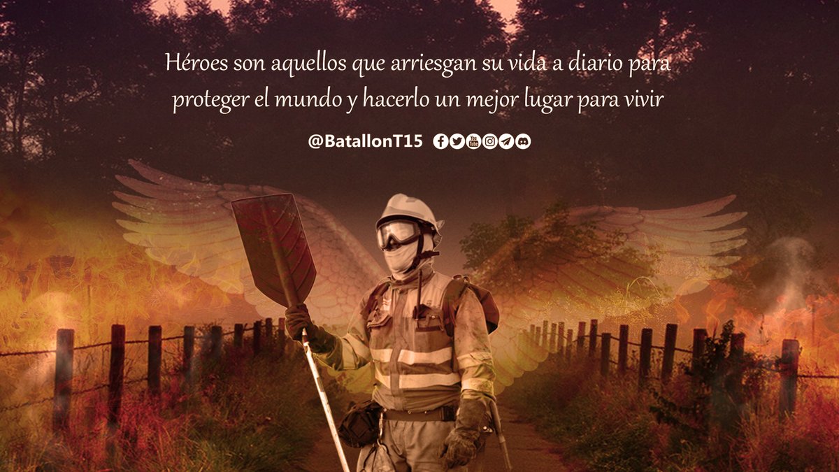 Batallont15's tweet photo. Héroes son aquellos que arriesgan su vida a diario para proteger el mundo y hacerlo un mejor lugar para vivir; hoy hemos perdido a uno.
Nuestro más sincero pésame a la familia, amigos y compañeros del #BomberoForestal fallecido en #IFLosacio. 

Descansa en paz, compañero. https://t.co/vCSEQ8KA3N