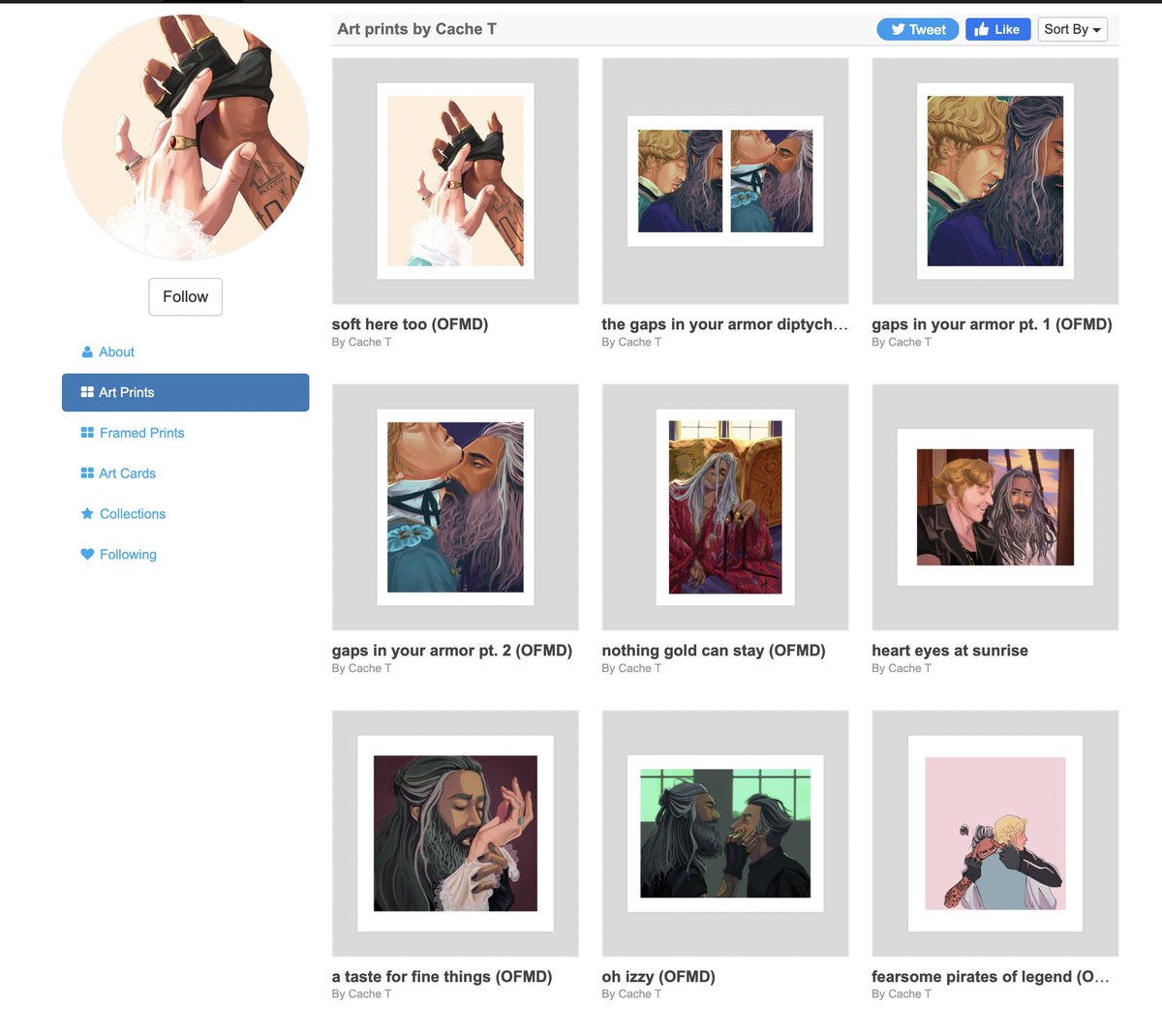 I now have an INPRNT shop for art prints, including The Hands print (which I have decided to stop printing/fulfilling myself). Thank you all for your support!

inprnt.com/gallery/cache/