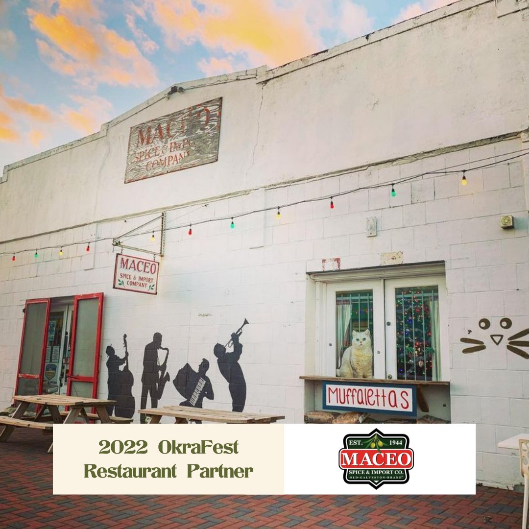 GOFarmersMKT's tweet photo. #OkraFest2022 just got a little spicier! We're thrilled to welcome Maceoโs Spice and Import Co to OkraFest menu!
This island icon has been in business since 1944 and provides only the finest fresh spices and herbs around.
Who else will be at #OkraFest??
https://t.co/TXJtPPVvjF https://t.co/aW4X82ohfF