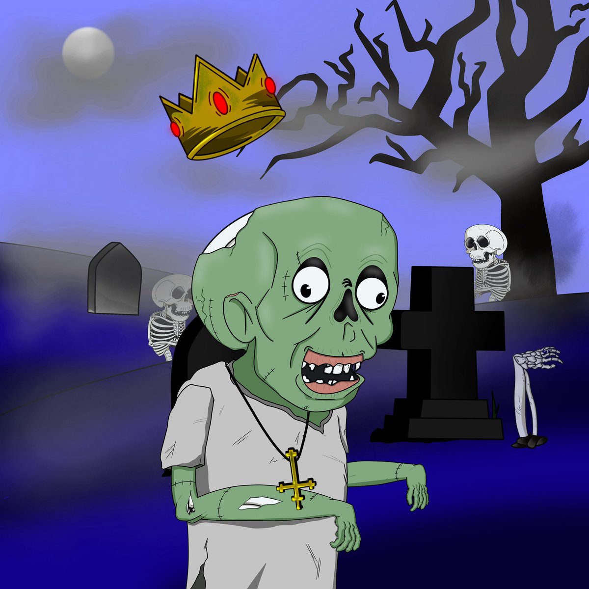 VenatureN's tweet photo. We are getting close, just a couple of days, tomorrow will be a day of announcements, get ready🔥🔥

Im droping this sneak of a Zombie.🧟‍♀️
Good night, good afternoon and good morning😉
#VeFam #VET #VeChain #VNFT https://t.co/iWMzn7yqd0