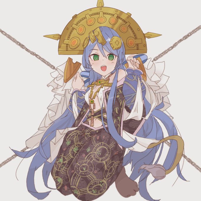 #パズドラ #パズドライラスト
 勢いそのままにサティーラちゃん描き殴りました。
ありがとう休日。さようなら休日。 