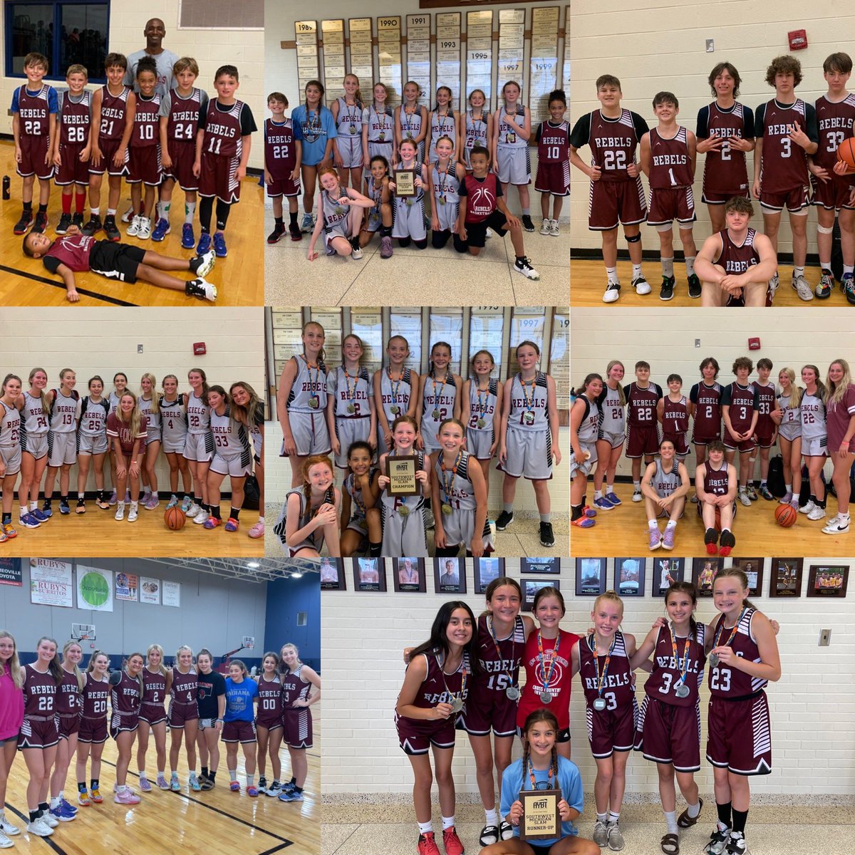 Great weekend of Rebel basketball and some hardware to go with it 🏅🏆 😃 <a href="/twanpip/">Antwan Pipkins</a> <a href="/lindsay_arcella/">lindsay</a> @sid53460227 <a href="/AleksPecoski1/">Aleks Pecoski</a> <a href="/Noahmijares2/">Noah mijares</a> <a href="/ali_rawls13/">ali</a>