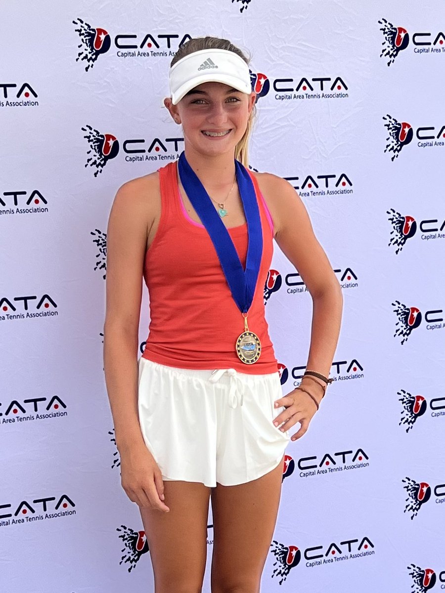 Lila and Victoria take 3rd in dubs this weekend.                      Lila wins G14 singles #ataresults