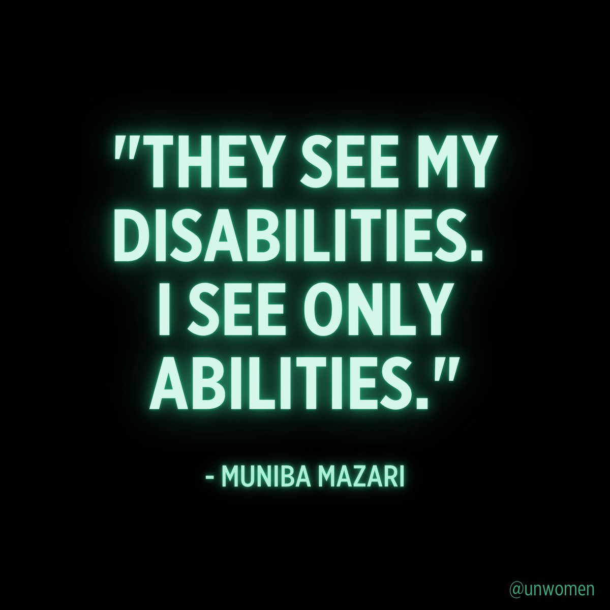 UN_Women's tweet photo. Sunday Motivation

@muniba_mazari 💚 @unwomen_pak https://t.co/nniSCv0uZL