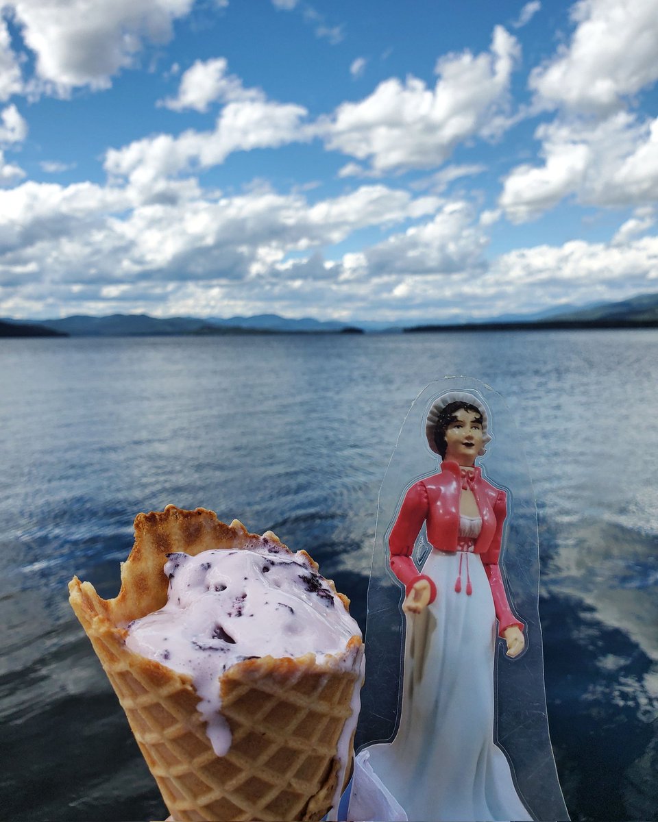 'I shall eat Ice and drink French wine, and be above Vulgar Economy.”
~Jane Austen 
letter to her sister, Cassandra in 1808
#NationalIceCreamDay #JaneAusten #IceCream #NationalIceCreamDay #IceCreamDay