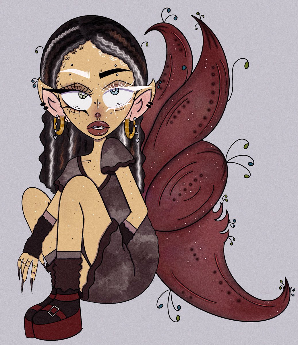 can i make it on art twit ♡ #blkartist #procreate #digitalart #artists