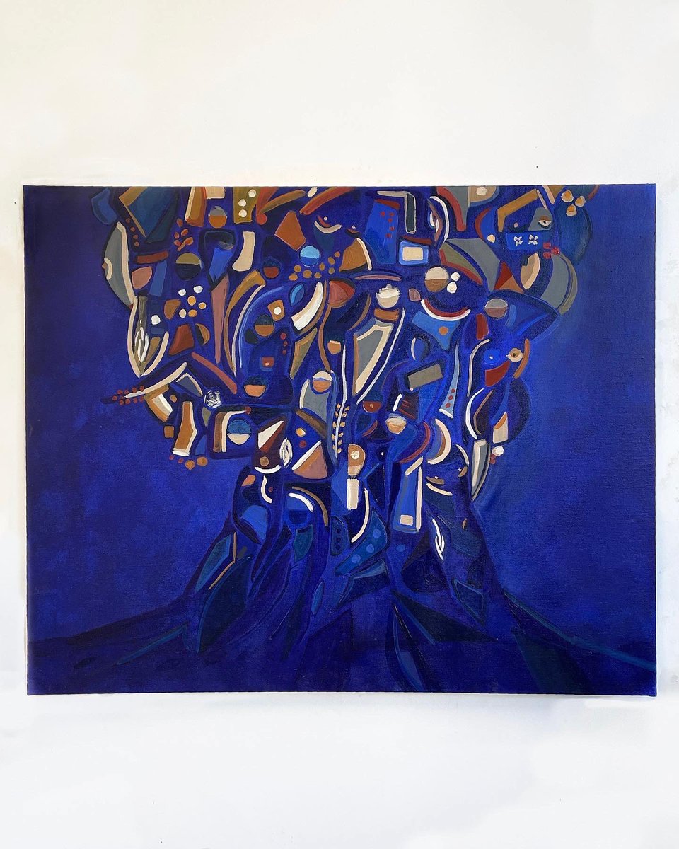 RenskeLinders's tweet photo. ‘Tree de la Vie’ 

July 2022 

Inspired on beauty of female shapes and the colors of the Mediterranean, which I love 

#art #nft? #femalebody https://t.co/YZQu8Semj5