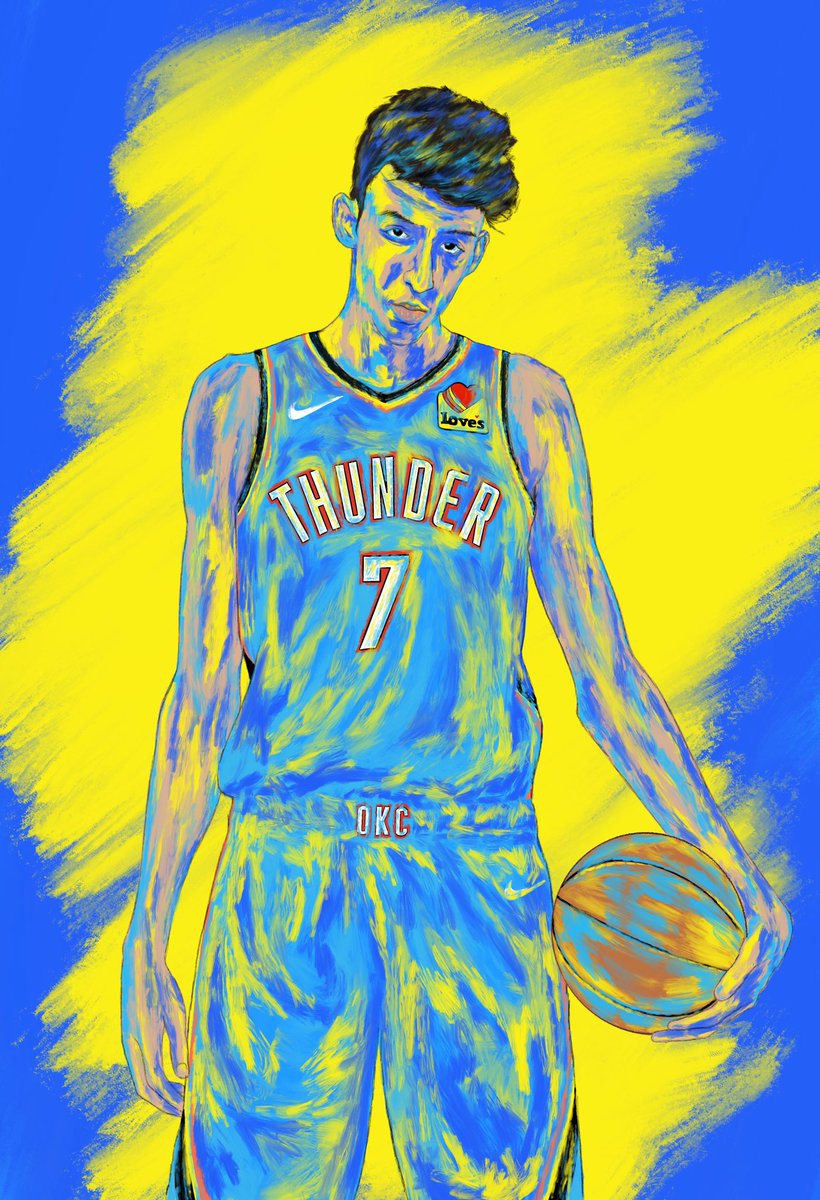 salvadoranart's tweet photo. The Rooks ⚡️ @okcthunder #ThunderArt https://t.co/5t04JL8Hh0