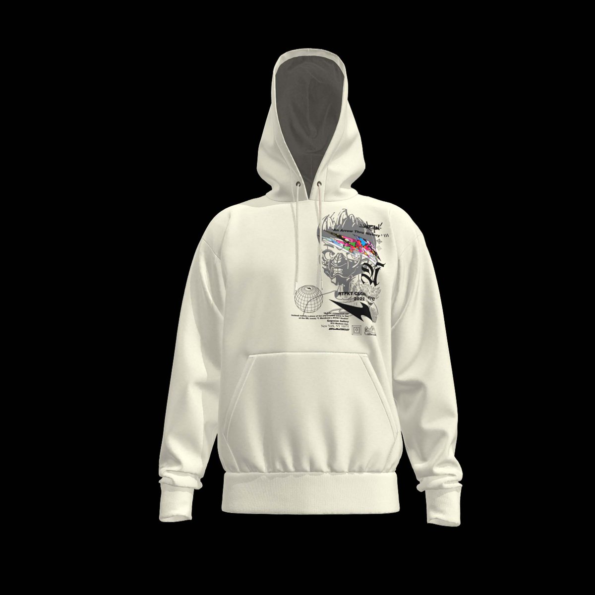 AntbenBen's tweet photo. Final Call ☎️ I’ve added inventory on my site of my commemorative Gagosian x RTFKT hoodie design for those who missed the first. I’ll probably shut it down again in 2-3 days depending on volume. If you bought the first time and were happy with it please help RT &amp; Share love y’all https://t.co/CRSogfXWfR