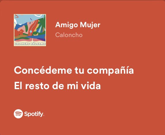 PerfectoVerso's tweet photo. Caloncho - Amigo Mujer https://t.co/VaptkgwQgg