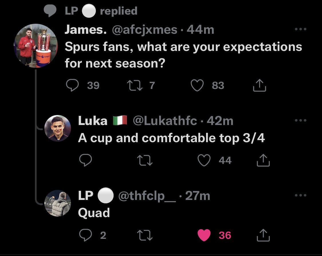 RT @ryanntyrrell: two kinds of spurs fans @Lukathfc @thfclp__ https://t.co/lZb5MSlqjB