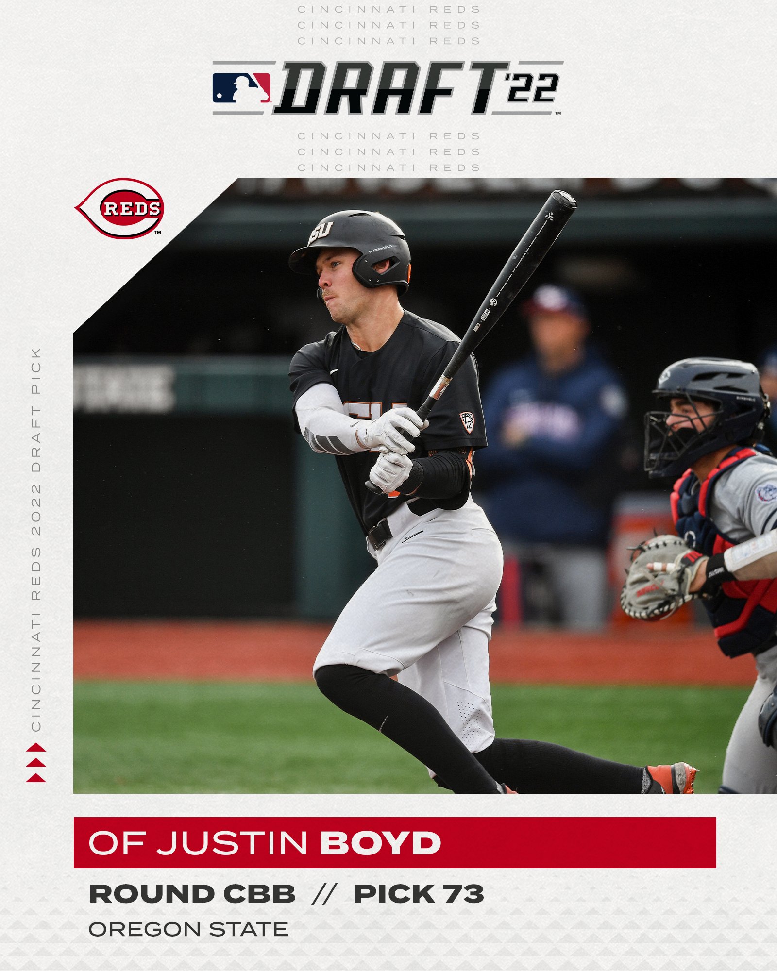 Cincinnati Reds on Twitter "With the 73rd pick in the 2022 MLBDraft