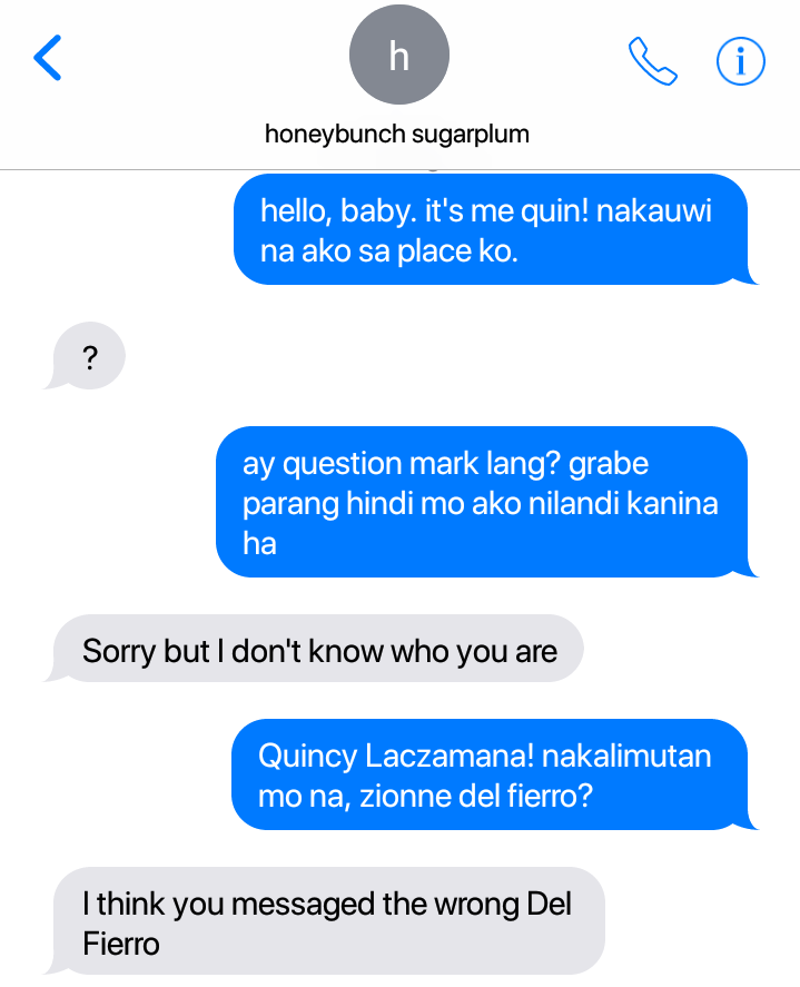 sunscapes_'s tweet photo. a #heesun au wherein quin (sn) messaged the wrong del fierro https://t.co/mdMjKjPbhK
