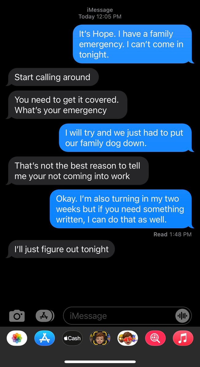 fuckyouiquit's tweet image. Being condescending, controlling, and rude will never get you the results you want as a manager. Life happens. Make accommodations. Don’t be a prick. It’s really that easy.