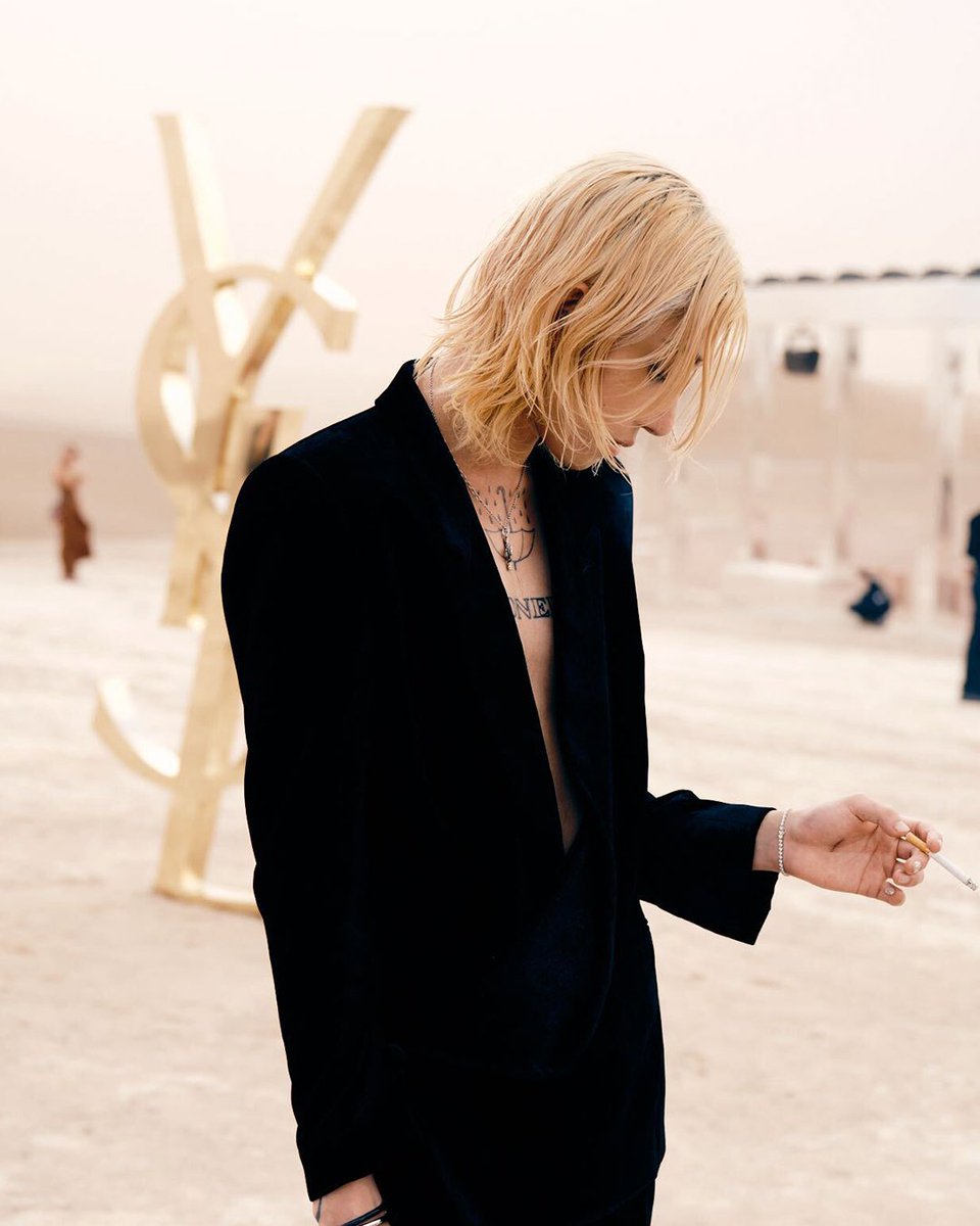 THEBLACKLABEL's tweet photo. LØREN - Agafay
Men's Spring Summer 23
by Anthony Vaccarello

📷 KHAN

#YSL #SaintLaurent #YvesSaintLaurent
#LØREN #로렌 #LOREN 
#THEBLACKLABEL #더블랙레이블 https://t.co/qg5YZr9gtF
