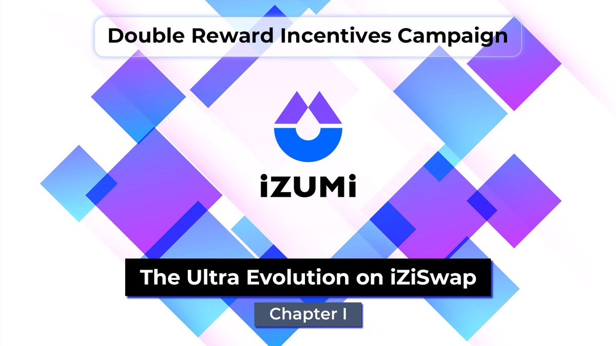 izumi_Finance's tweet photo. 🦹🏼Introducing the Ultra Evolution - a double farming incentives campaign!

1/9) ℹ️The campaign provides liquidity farmers with double token incentives, starting from July 18 and will last for 2 months.

Read more on our Medium 👉https://t.co/hns1Zy8wdM https://t.co/h08WyFyfmk
