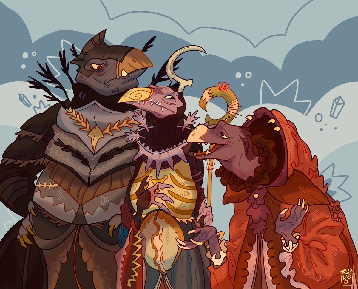 Too anxious to sleep but I rewatched the dark crystal the other day with besties and found some old fanart from 2019-2020