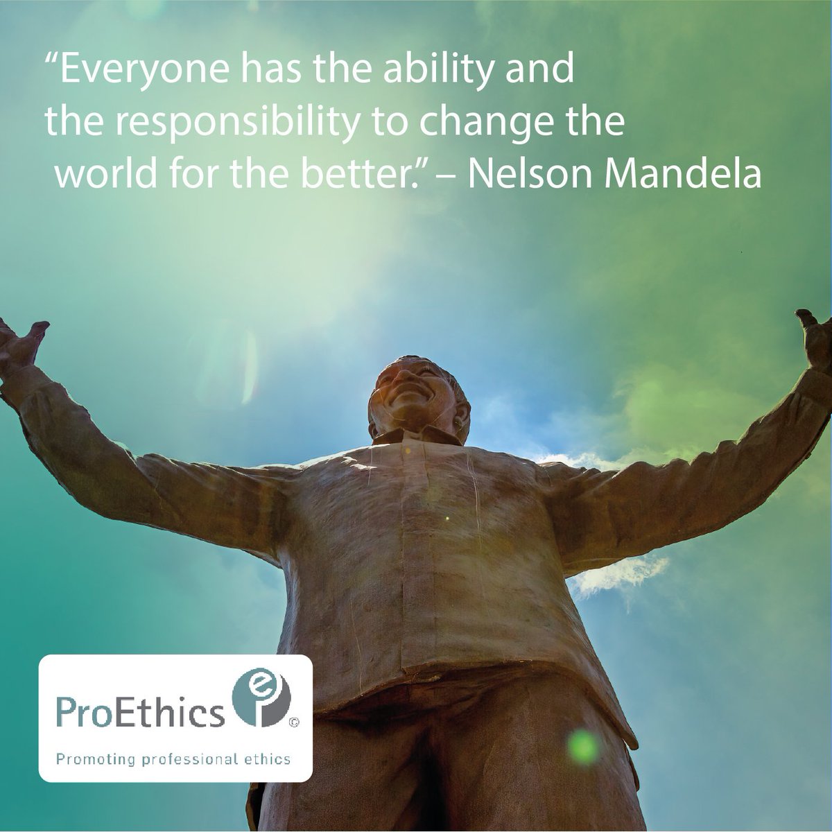 Today we celebrate Mandela Day. This is an occasion for us all to take action and inspire change.