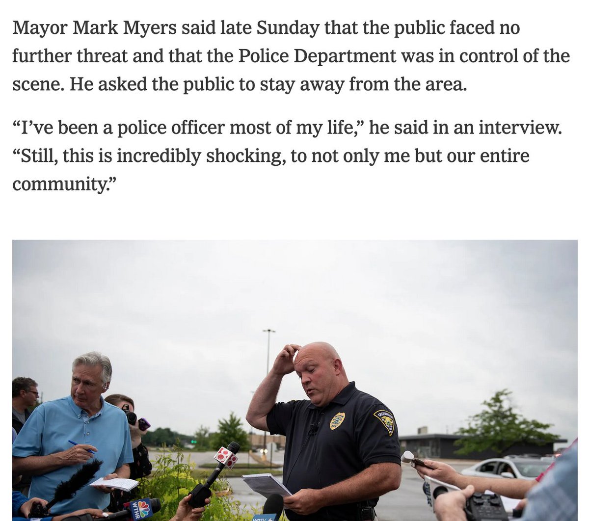 "No further threat." "Incredibly shocking."