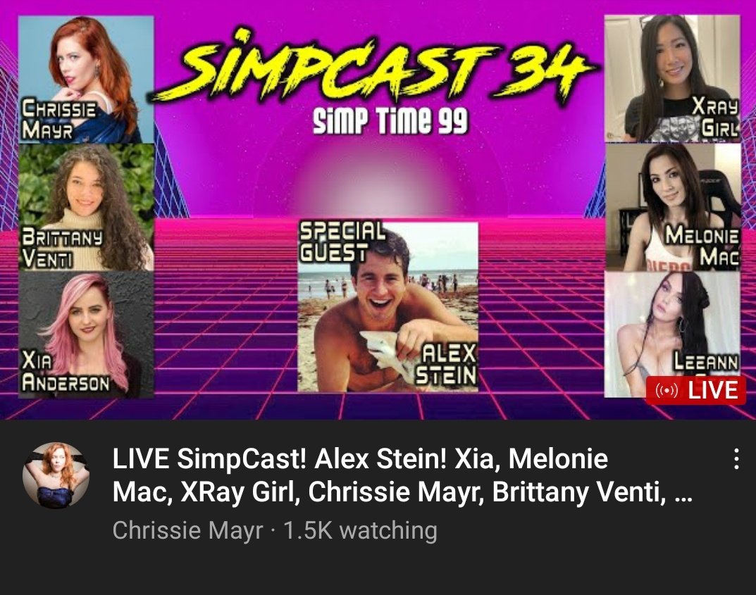 GNinjuh's tweet photo. 👩🏻🦰#ChrissieMayrPodcast🎭🤣 PRESENTS
#SimpCast #0034 SIMPTIME 99
@ChrissieMayr
@thatstarwarsgrl @ArtTswg
@BrittanyVenti
@alexstein99
@Xia_Land
@LeeAnnStar23
@MelonieMac
@xraygirl_
🔧
@FrankP614
#ChrissieMayr
✨https://t.co/mKFKpnToZo✨
#LIVEFromJanuary6th https://t.co/WWxFKODWqS https://t.co/imEqgeAFqT