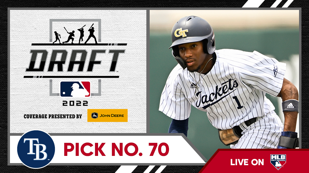 MLB Draft (@mlbdraft) on Twitter photo With the 70th overall pick, <a href="/RaysBaseball/">Tampa Bay Rays</a> selects <a href="/GTBaseball/">Georgia Tech Baseball</a> shortstop Chandler Simpson, No. 123 on the Top 250 Draft Prospects list.
Watch live: atmlb.com/3PCHdrV With the 70th overall pick, <a href="/RaysBaseball/">Tampa Bay Rays</a> selects <a href="/GTBaseball/">Georgia Tech Baseball</a> shortstop Chandler Simpson, No. 123 on the Top 250 Draft Prospects list.
Watch live: atmlb.com/3PCHdrV