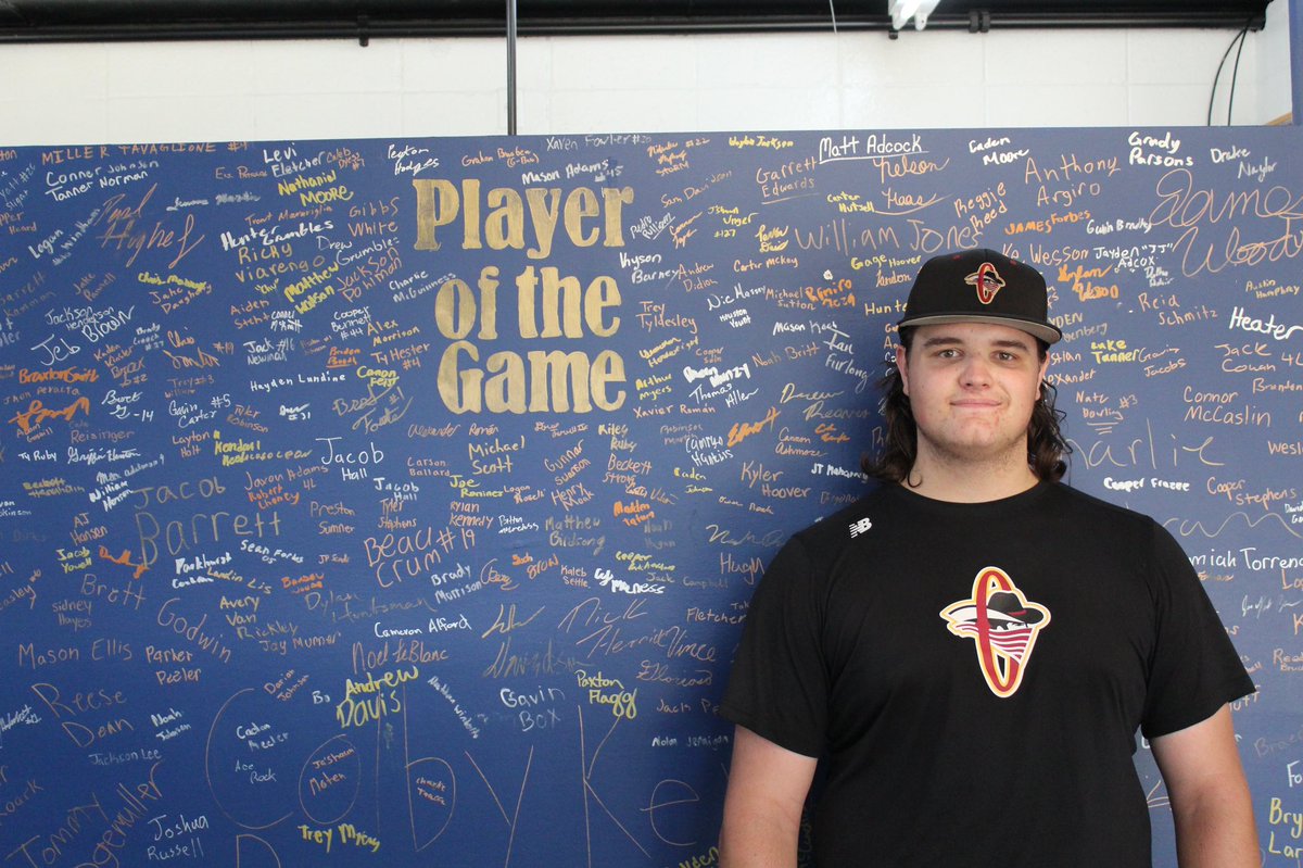 USAStadium's tweet photo. Congrats to Esten Cook for being named #PlayerOfTheGame17 at the #WWBAEastChamp! He had 6 IP allowing 7 H and 1 ER with 5 Ks for the Outlaws Nolen. @PG_Tourney @PG_Tennessee @HaHOutlawsNolen https://t.co/cB47L7KSmj