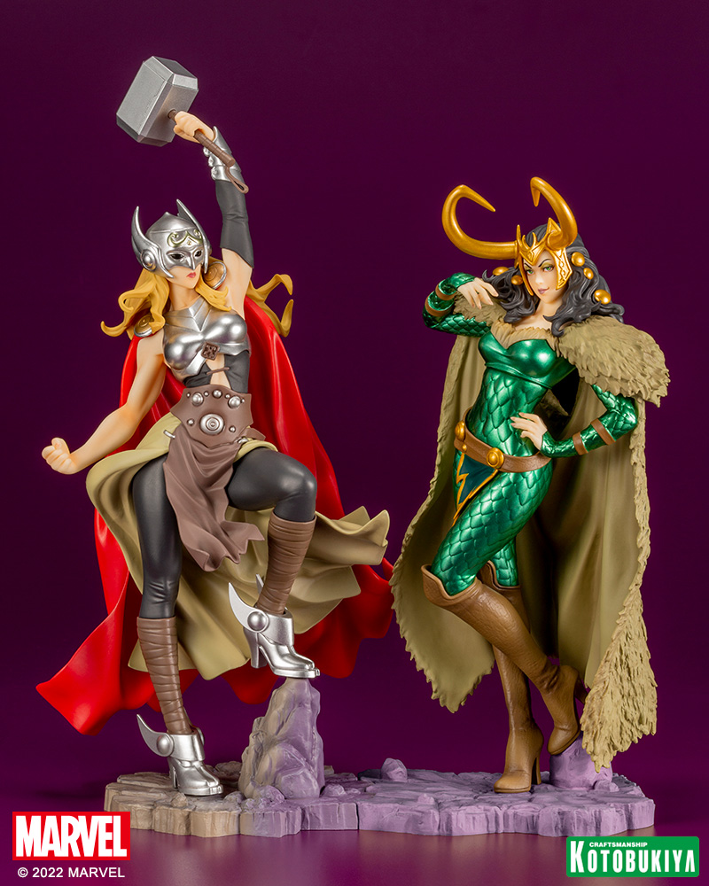 They can be connected at the base and displayed side by side. Get your Thor and Loki BISHOUJO statues now!

#MARVEL #Thor #Loki #ShunyaYamashita #BISHOUJO https://t.co/e3fnjBKGHn