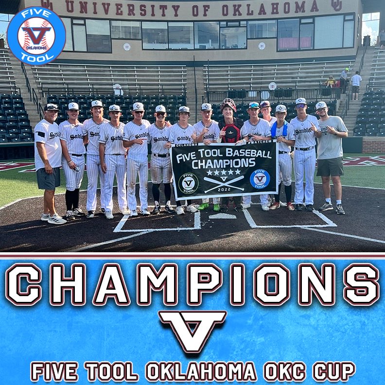 Five Tool Oklahoma (@fivetoolok) on Twitter photo 🏆Champions🏆
Congrats to <a href="/Sandlot_Tulsa/">Sandlot Baseball</a> 17U Troxell on winning the 17U Division of the <a href="/FiveTool/">Five Tool Baseball</a> Oklahoma OKC Cup.
#WatchEm  🏆Champions🏆
Congrats to <a href="/Sandlot_Tulsa/">Sandlot Baseball</a> 17U Troxell on winning the 17U Division of the <a href="/FiveTool/">Five Tool Baseball</a> Oklahoma OKC Cup.
#WatchEm 