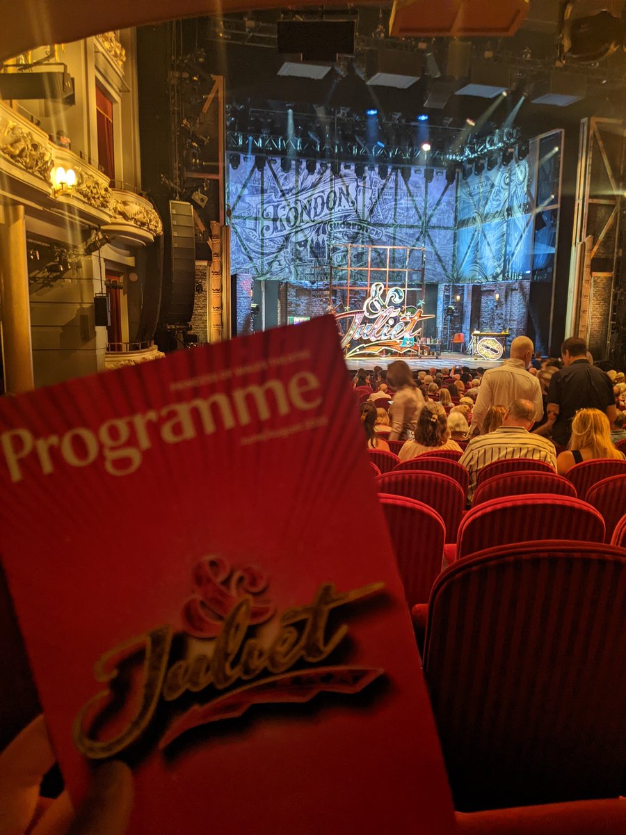 🎶 Blown away by <a href="/Mirvish/">Mirvish Productions</a>'s <a href="/AndJulietBway/">& Juliet Broadway</a> today - loved the story within the story with Juliet's post-Romeo life and William Shakespeare &amp; Anne Hathaway's relationship blended into my fave BSB &amp; Britney songs.

Hoping I can catch it one last time before they head to #Broadway!