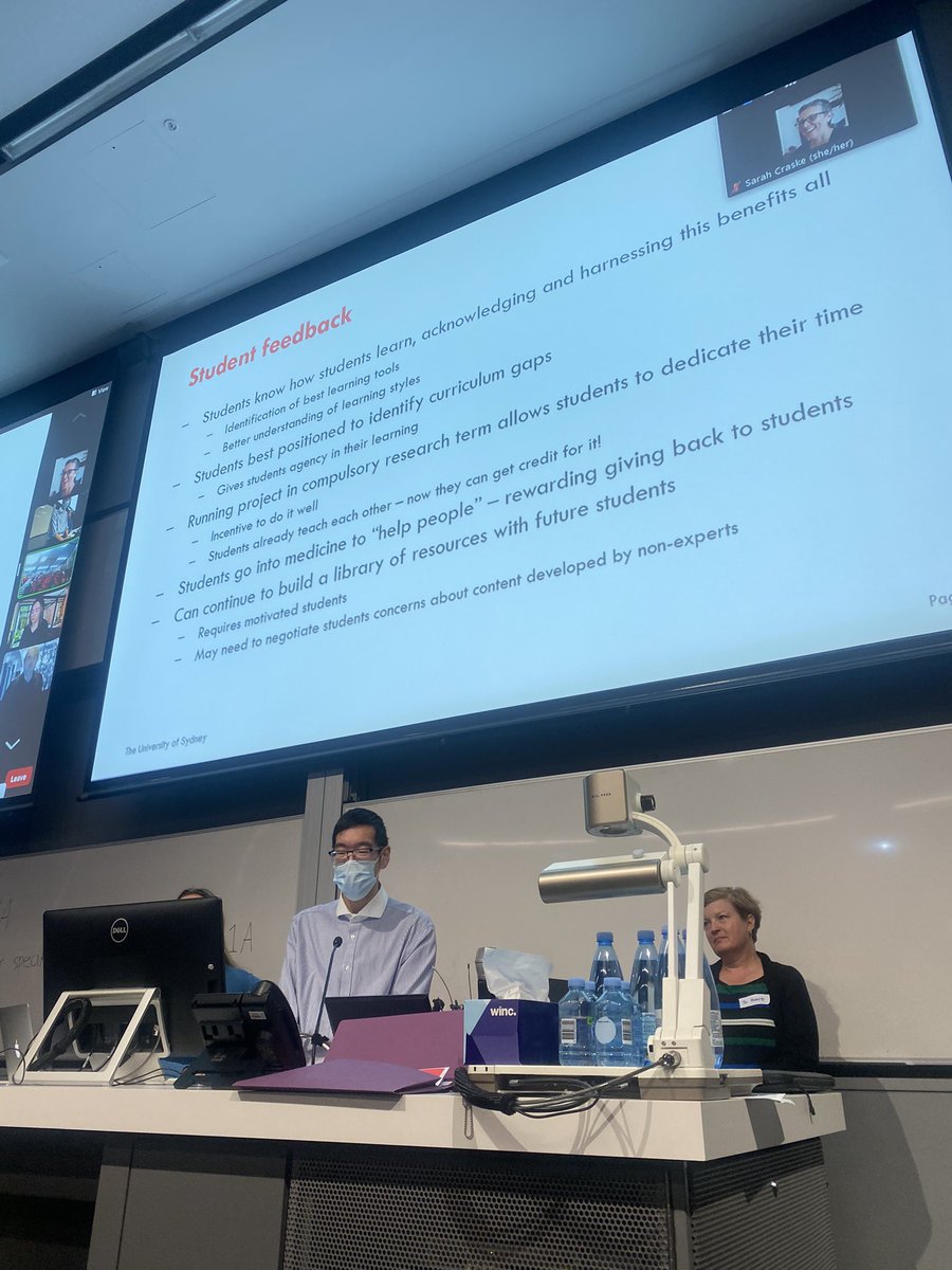 #SydTeach22 great to hear the student voice! Excellent presentation on an MD project