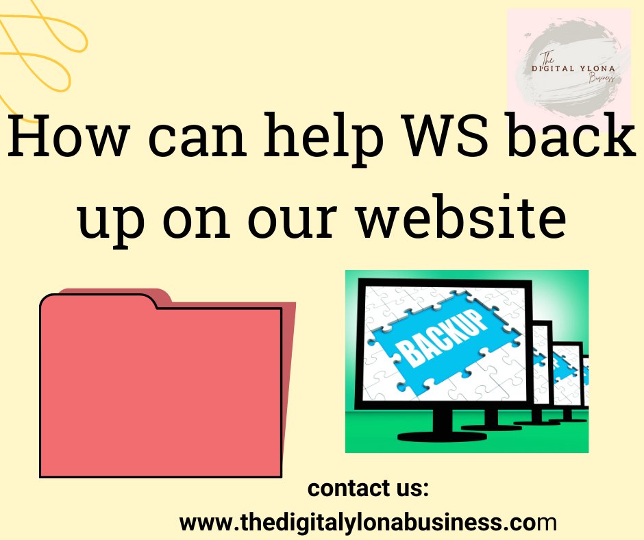 Thedigitalylona's tweet photo. ✔✍The importance of Ws back on our website are the following :
✔📖👉To recover data with unexpected errors.
✔👉For the security of data from loss.
✔👍✍To improve data from a new idea.
Want to know more:
Just visit my website: https://t.co/T78cSHMS01
#wsbackup
#wssecurity https://t.co/j5PYJE7Q1q