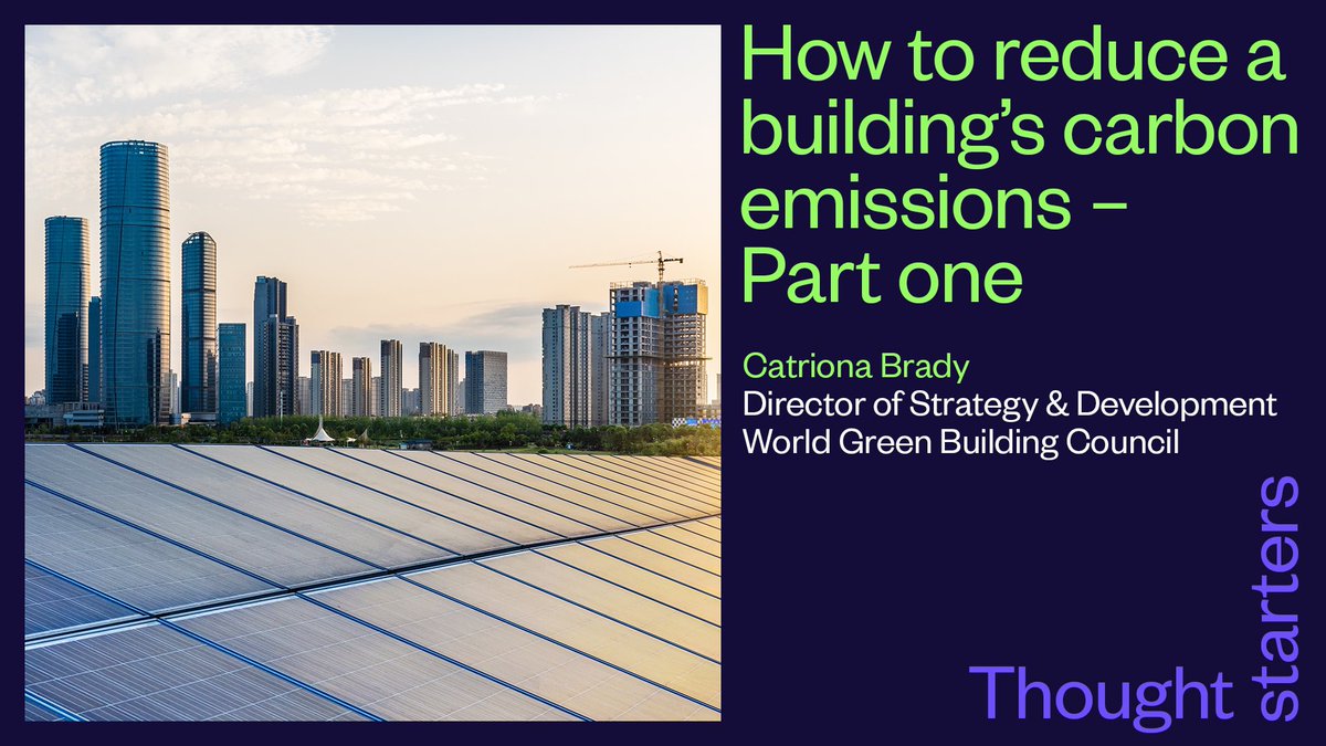 Goodman_Group's tweet photo. 37% of energy related emissions come from the built environment. There is so much every organisation can do to reduce the environmental impact of buildings. Find out more from @CBradyWorldGBC @WorldGBC in our Thought starters series. https://t.co/Uepo2iMf1P https://t.co/luTRBGogNC