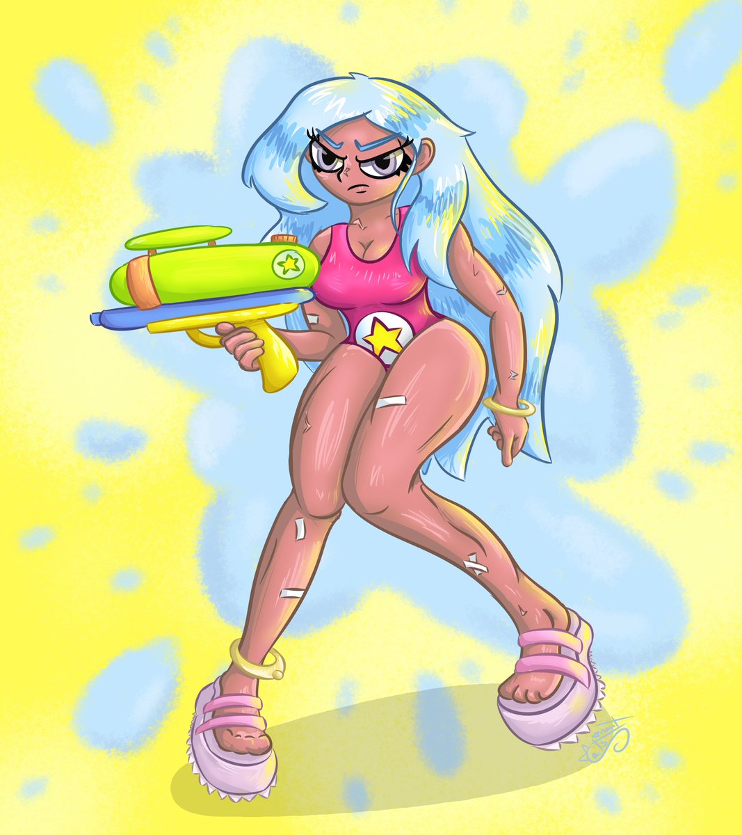 Cats0naut's tweet photo. Goreshit released some new music, so I decided to draw the album cover in my artstyle! (second picture is the original)
#goreshit #propabo #buffwoman #fanart https://t.co/AEqf5SU08l