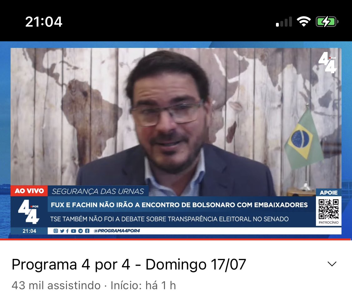 mariluciferraz's tweet photo. Assistindo ao #Programa4Por4 , @programa4por4 ! Excelente! 👏🏻👏🏻👏🏻🇧🇷 https://t.co/Untnj5dvly