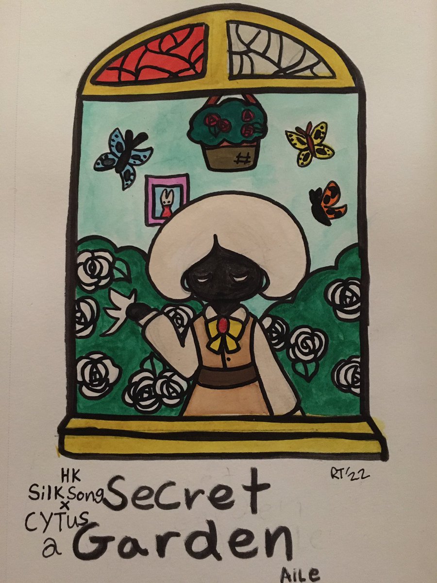 rubytelles66's tweet photo. Secret Garden Laceโs Rose Garden ๐น
Aile
HK silksong x Cytus a
#hollowknightsilksong #SilkSong #lace #cytusa #drawing #sketch #Watercolor #inkpen https://t.co/eYnYrJJNgM