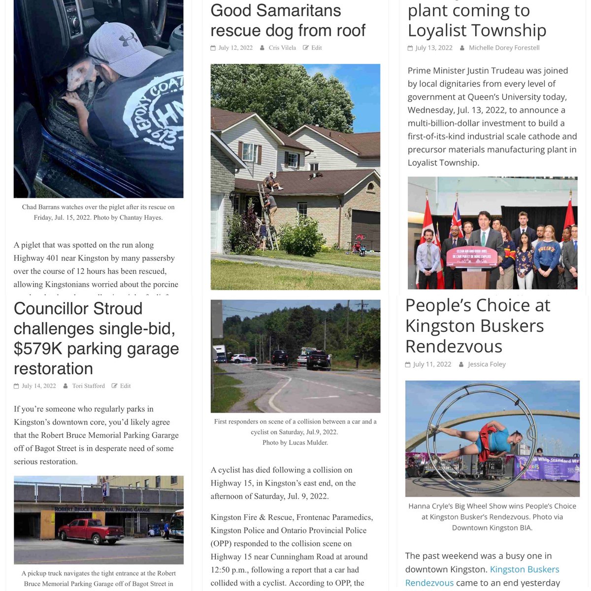 Thanks for following along with us this past week!
If you found our news coverage wholly dedicated to Kingston and area helpful and informative, please take a few minutes to consider subscribing, if you haven’t already!
Kingstonist.com/subscribe-to-k…
#supportlocal