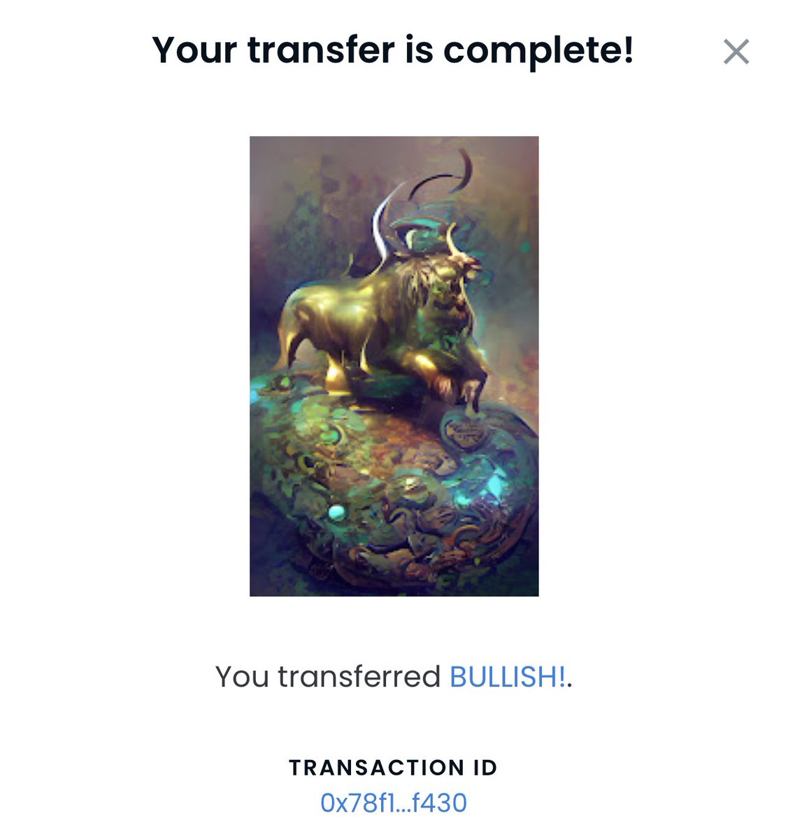 One just for you😎✌🏽🔥 congratulations 🥳 
#NFTGiveaway #NFTCommmunity