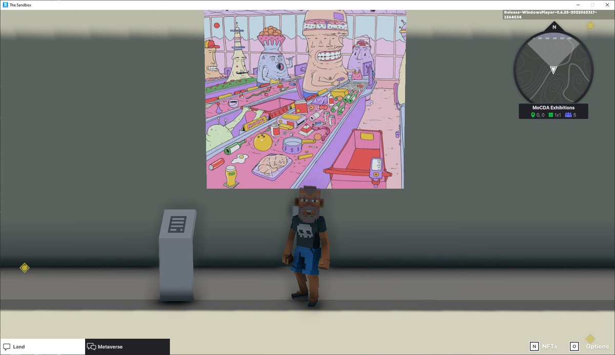 LeoncitoSoft's tweet photo. @TheSandboxGame @SuperRare I just participated in the #TheSandbox weekly contest for a chance to win 200 mSAND! I found the art piece, check out my screenshot below!
👇

 I found it. So let's buy some groceries. https://t.co/g7JliuSOza