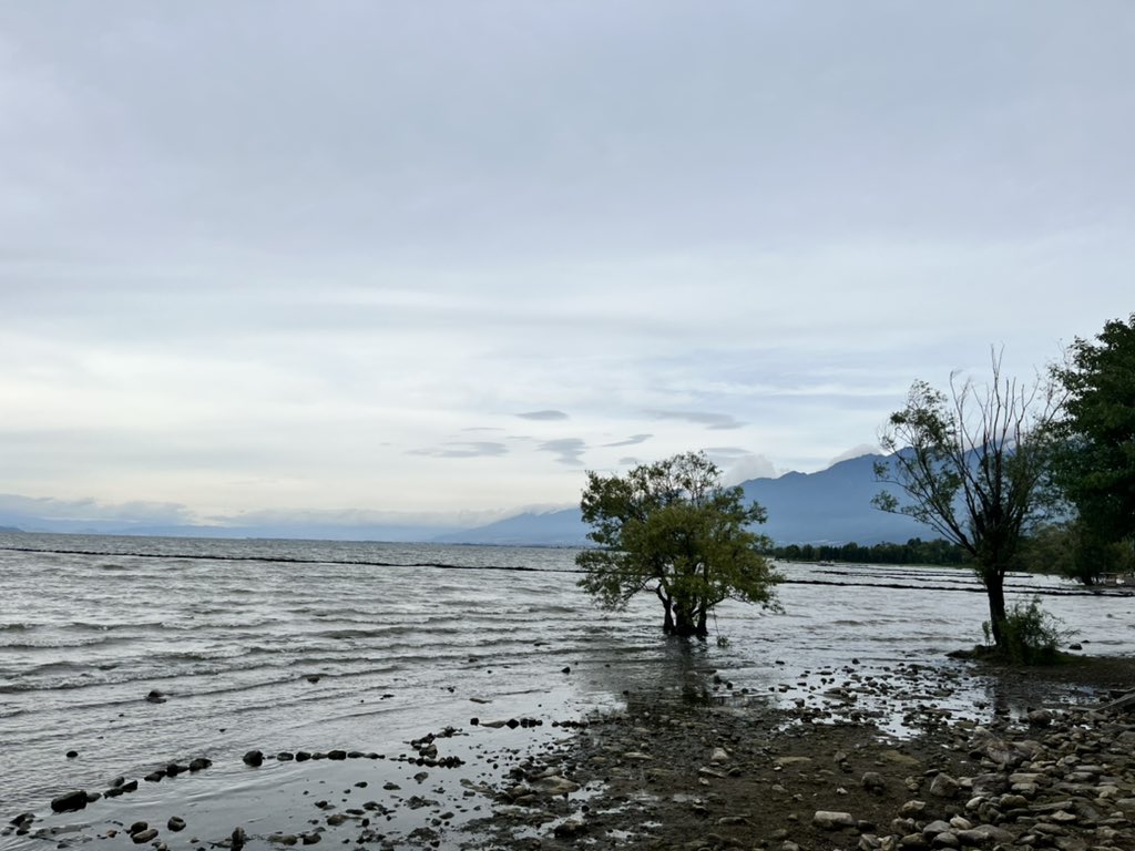 Feel like back to the side of Flathead lake