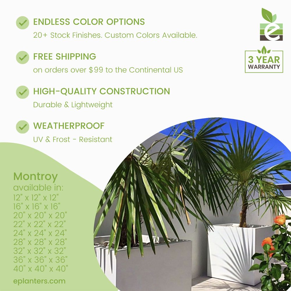 A customer favorite, this vessel makes it possible to integrate design and greenery into your landscaping project, no matter the size.

Follow the link to shop this Montroy Cube Planter Pot: bit.ly/3okhDNW 🌱