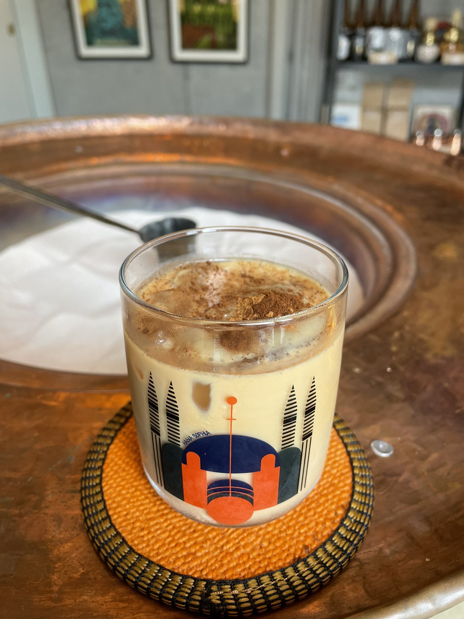 The Mosque Coffee 7 18 Mon Open 30 Close 写真はシナモンアイスラテ トルココーヒー Turkishcoffee スパイスコーヒー アロマティックコーヒー ロクム ターキッシュディライト トルコアイス トルコビール トルコワイン 下北カフェ