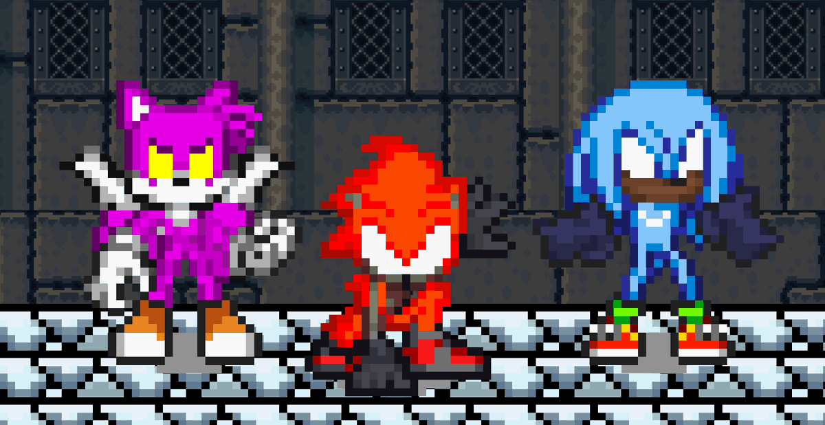 bwagner2013's tweet photo. #31daysofsonic Day 29: Team
The clones of the Sonic Heroes team. Redonic, Zails, and Krunckles. These clones we're created by Shadow the Hedgehog in Shadefalcon's flash animated series "Dawning of Darkness". https://t.co/1OCECabUCm