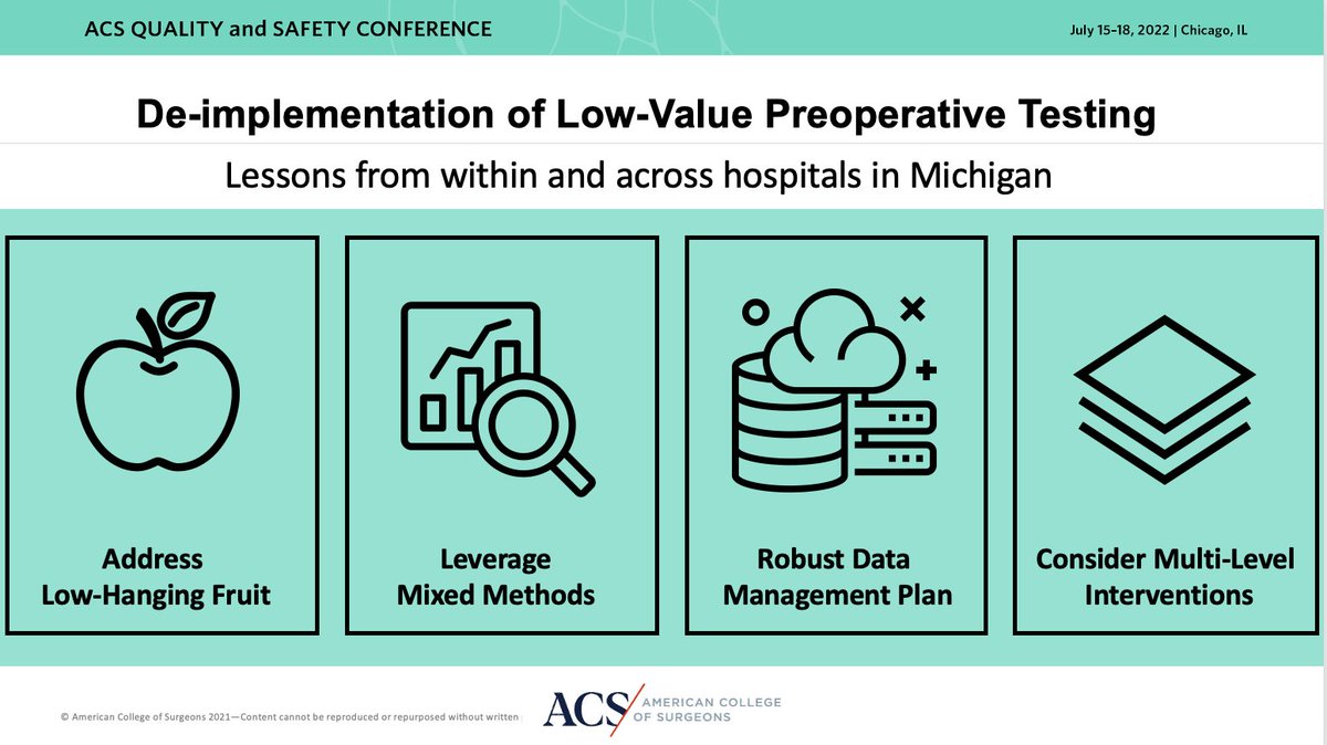 NickBerlin_MD's tweet photo. Thankful for the opportunity to share our work on improving the value of preoperative care
@umichmedicine & across our state at #ACSQSC22 tomorrow. HT @michiganvalue @leslydossett @WhatsUrHari @EveKerrMD and many others who push this work forward. https://t.co/pyXK3JrYqq