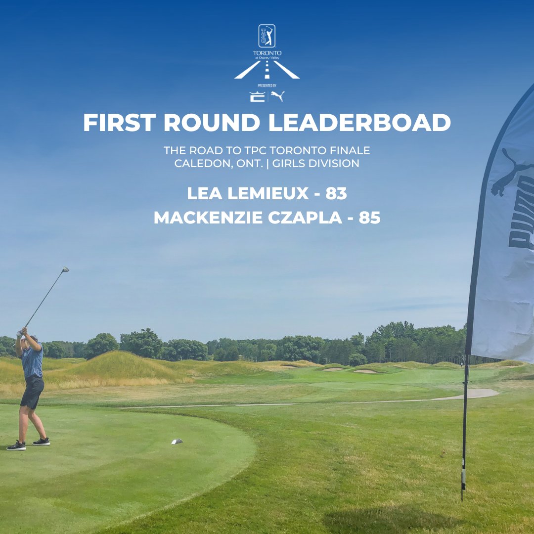 Lea Lemieux has her eyes on the prize 🏆

After finishing runner-up at the Finale in 2021, she leads by two with one round to play at 
<a href="/TPC_Toronto/">TPC Toronto at Osprey Valley</a>.

Scores: golfgenius.com/pages/81817613…