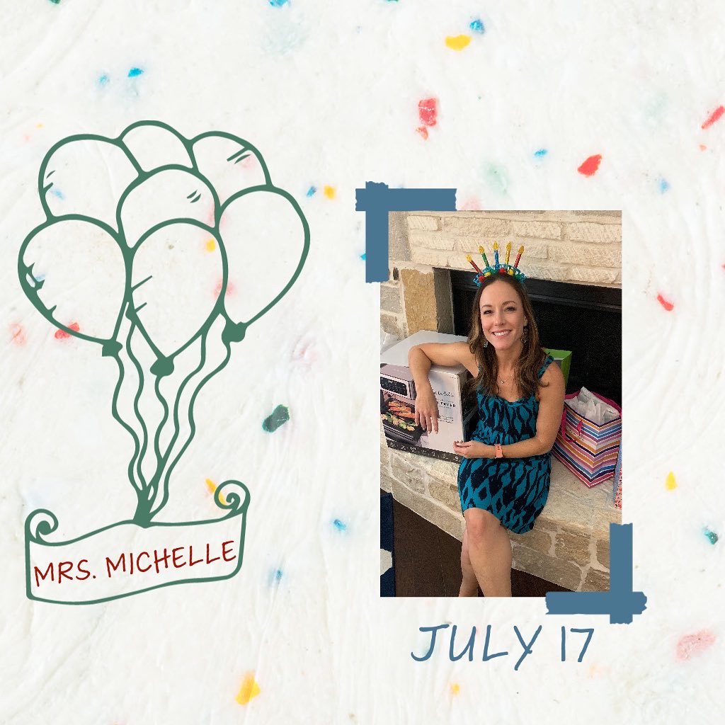 KatyColorGuard's tweet photo. Happy Birthday to our director, Mrs. Michelle!! 🥳🎂 Thank you for being the best director anyone could ask for, as well as treating and loving us like one of your own kids.🥰 You impact all your students, and through the years they continue to learn from you. -love, your team😘 https://t.co/nEQpkVVKKs