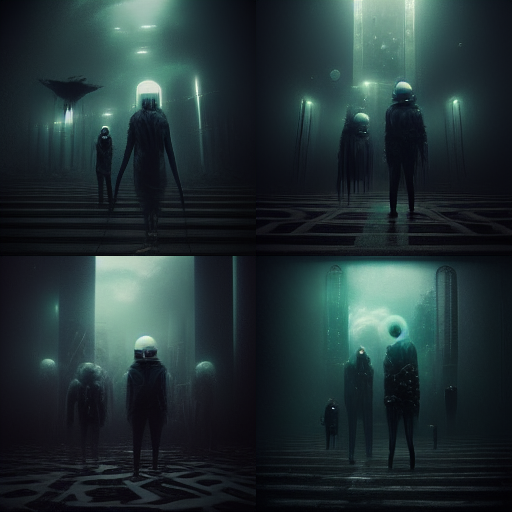 Afonsoinnet's tweet photo. If you have read about the Void Hog on the Exe Wiki you know he is a creature from a dimension known as "The Void".

I used an AI (like Dall E) to generate images from this dimension, here are some interpretations.

I honestly liked the result and it can be canon. https://t.co/b41FbvdOok