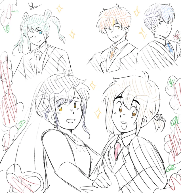 i had a dream that vbs got a new album and the cover looked like this #prsk_FA 