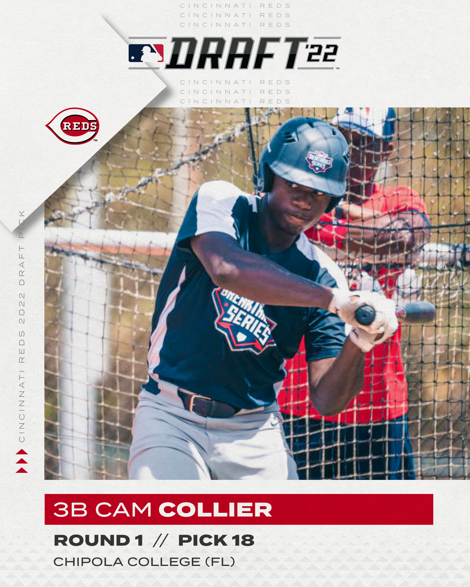 Cincinnati Reds on Twitter "With the 18th pick in the 2022 MLBDraft
