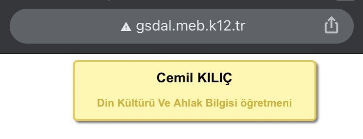 Cemil Kılıç denilen İslam düşmanı “Kuran’ın Allah kelamı olduğuna inanmıyorum” demiş. Bu zat şu an Gebze Süleyman Demirel Anadolu Lisesinde din kültürü öğretmeni. Nesillerimizi zehirliyor. İşte gençleri deist ateist yapan bunlar Acilen görevden alınmalı #cemilkılıçgörevdenalınsın